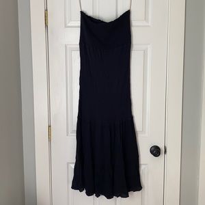 American Eagle strapless smocked maxi dress